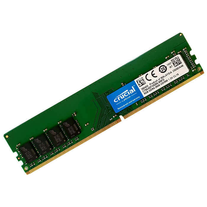  رم دسکتاپ DDR4 تک کاناله 2666 مگاهرتز کروشیال ظرفیت 16 گیگابایت 