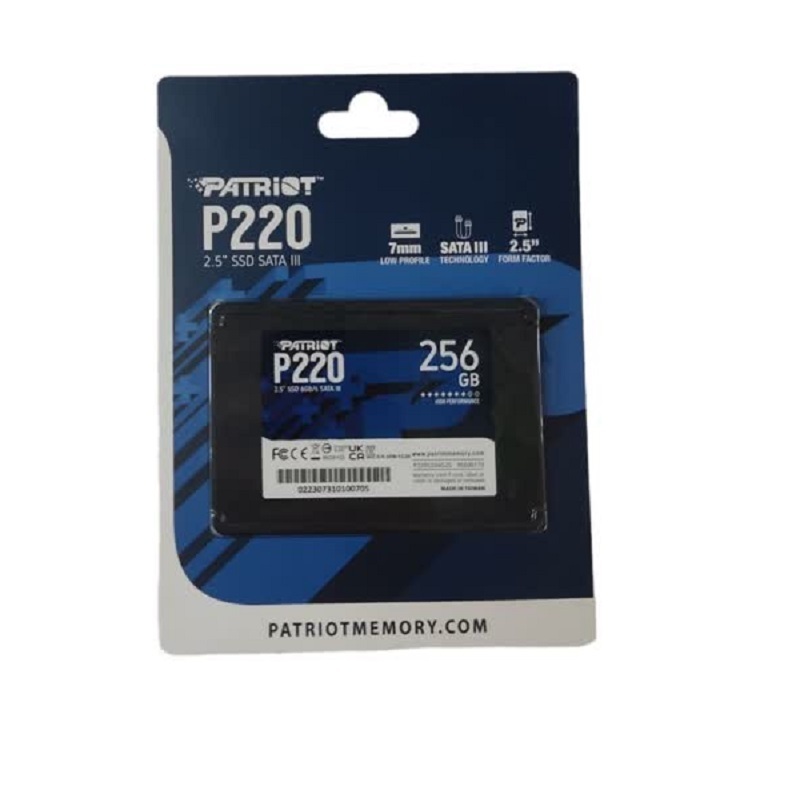  اس اس دی اینترنال Patriot مدلP220 با ظرفیت 256 گیگابایت 