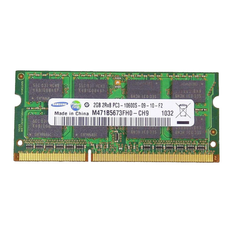 رم لپ تاپ سامسونگ PC3-10600S ظرفیت 2 گیگابایت فرکانس 1333 مگاهرتز