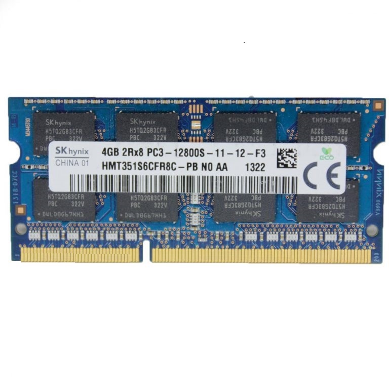  رم لپ تاپ اسکی هاینیکس PC3-12800S ظرفیت 4 گیگابایت فرکانس 1600 مگاهرتز 