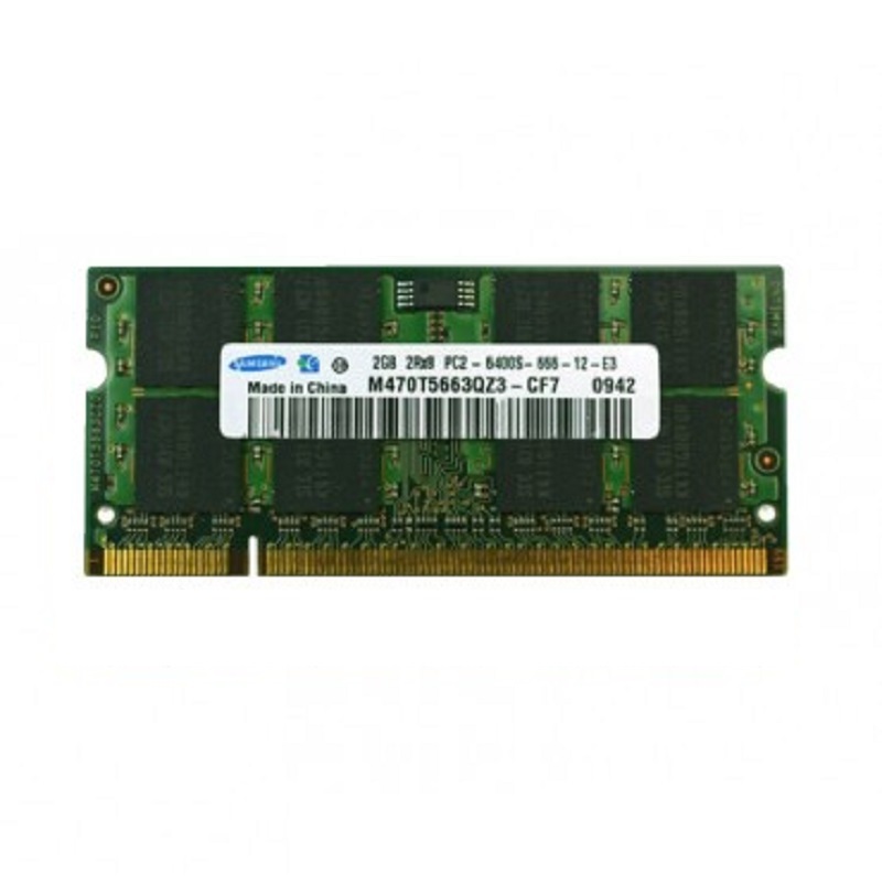  رم لپ تاپ سامسونگ PC2-6400S ظرفیت 2 گیگابایت فرکانس 800 مگاهرتز 